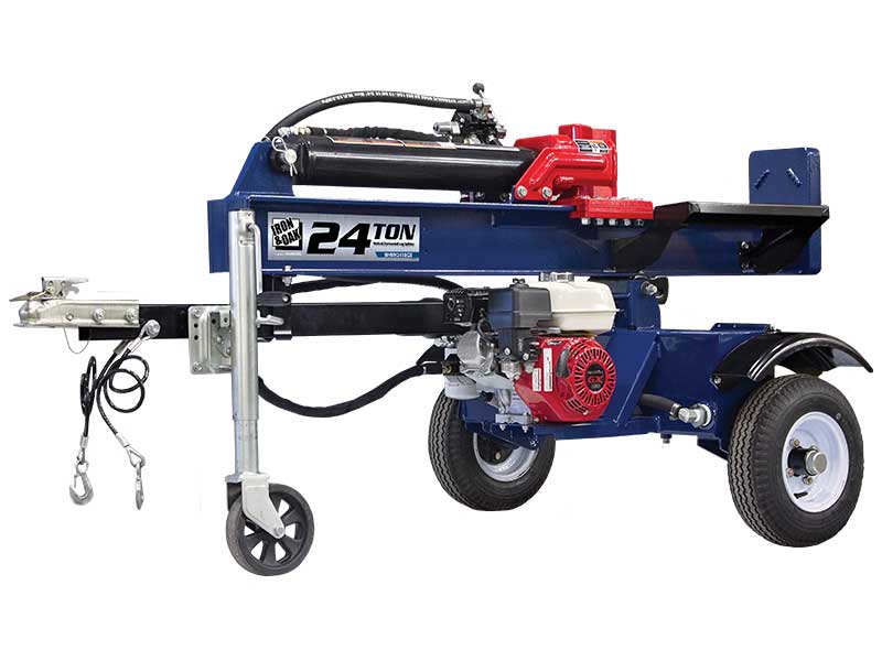 24 ton store log splitter