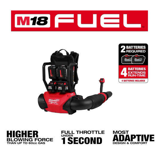 M18 FUEL Dual Battery Backpack Blower Kit