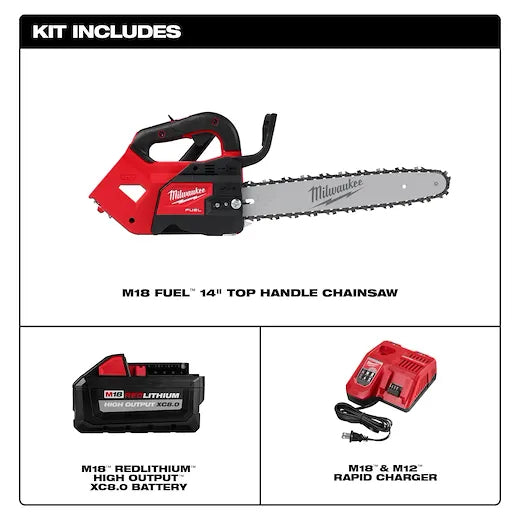 M18 FUEL 14" Top Handle Chainsaw Kit