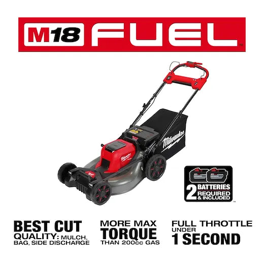 M18 FUEL 21" Self-Propelled Dual Battery Mower Kit