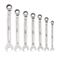 7pc Ratcheting Combination Wrench Set - Metric