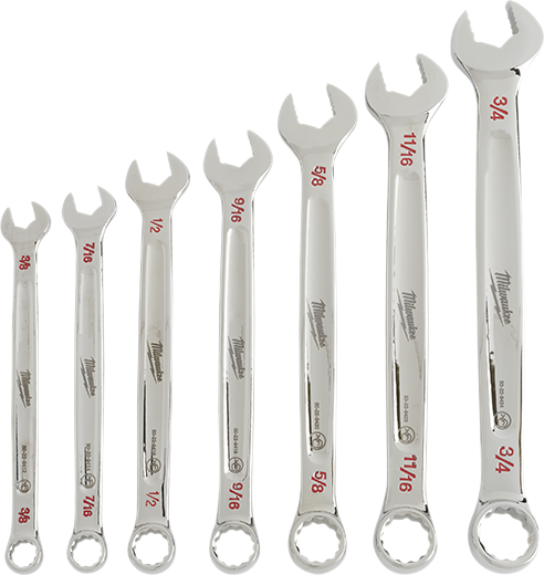 7pc Combination Wrench Set - SAE