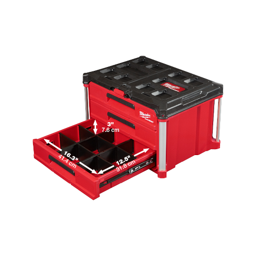 PACKOUT 3-Drawer Tool Box