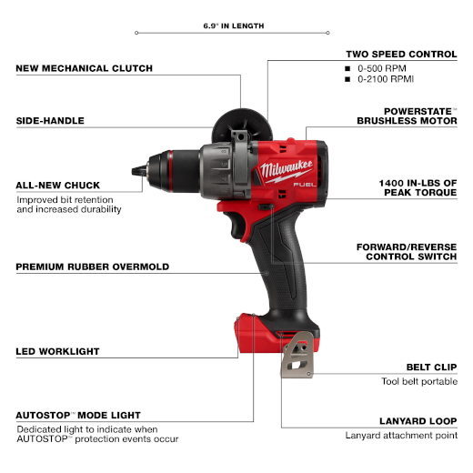 M18 FUEL™ 1/2" Hammer Drill/Driver